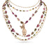 in rose pyrite and rose gold, 42 inch length<br>shop the look > watermelon candies <span class='visuallyhidden'>Call, text 323-404-2959 for shopping help.</span>